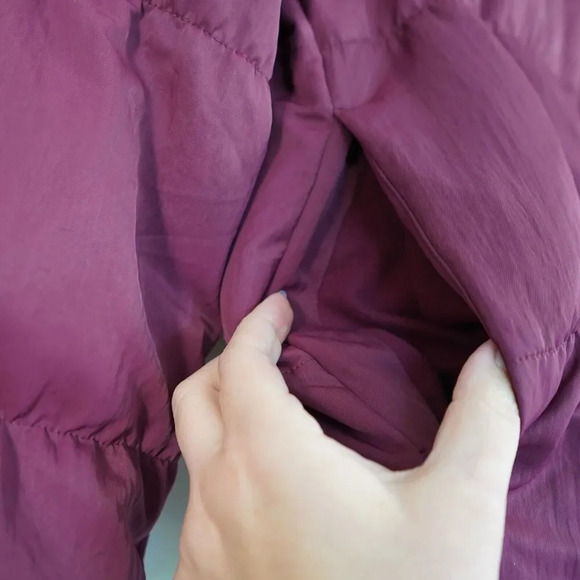 Air Jordan Oversized Puffer Jacket Men's Large Bordeaux - Picture 10 of 12